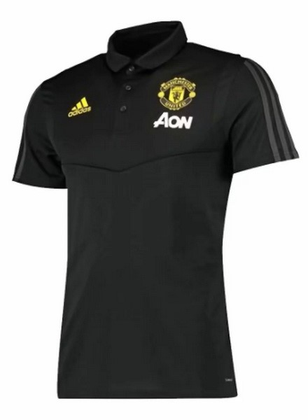 Polo Manchester United 2019-2020 Negro Amarillo